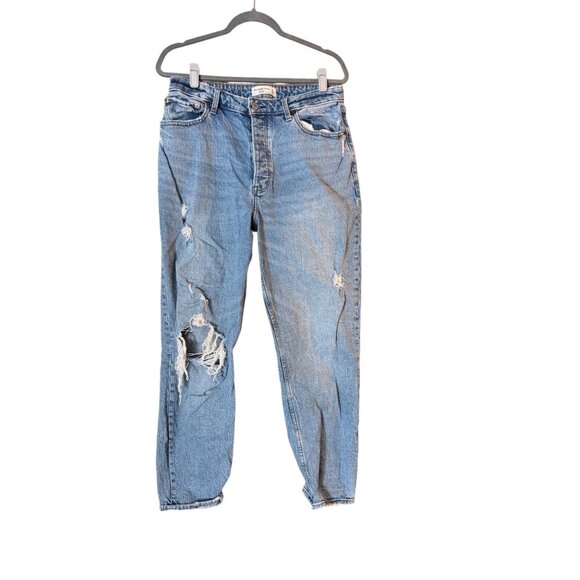 Abercrombie & Fitch Denim - Abercrombie & Fitch “The Dad High Rise” Jeans Light Wash Women’s Size 31